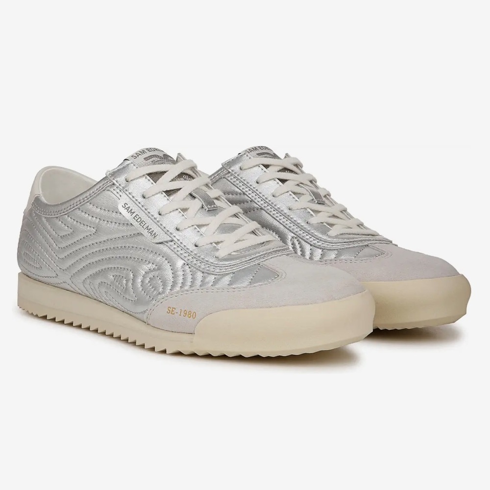 Sam Edelman from Anthropologie silver sneakers